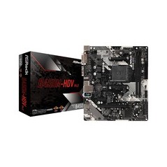 ASRock B450M-HDV R4.0 Micro-ATX AM4 Motherboard - Powerful Performance & Reliable Stability for Your PC Upgrade!